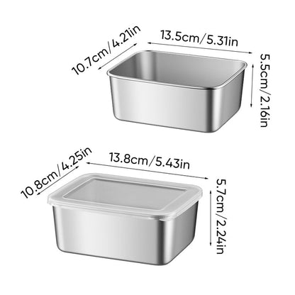 Insulated Stainless Steel Lunch Box with Lid