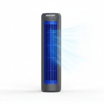 Silent Portable Air Cooler with Rechargeable Battery