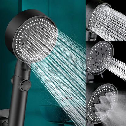 Powerful 3-Setting Shower Head with Massage Jets
