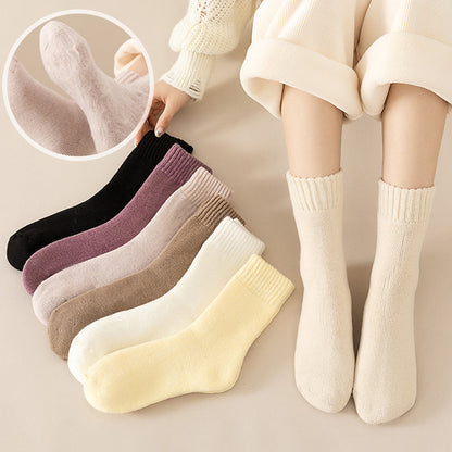 Soft Warm Men Women Thermal Velvet Socks