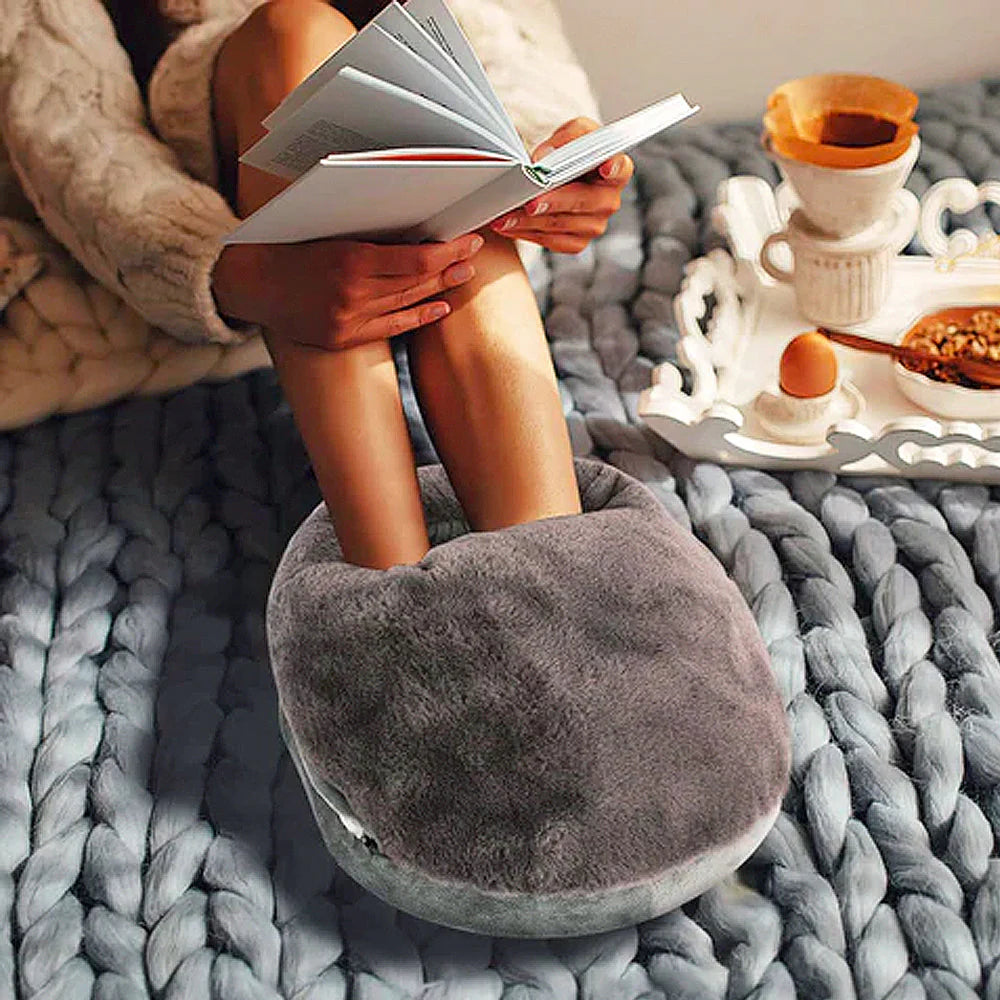 Cozy XL Electric Foot Heater - Soft & Adjustable Heat - Yeezlab