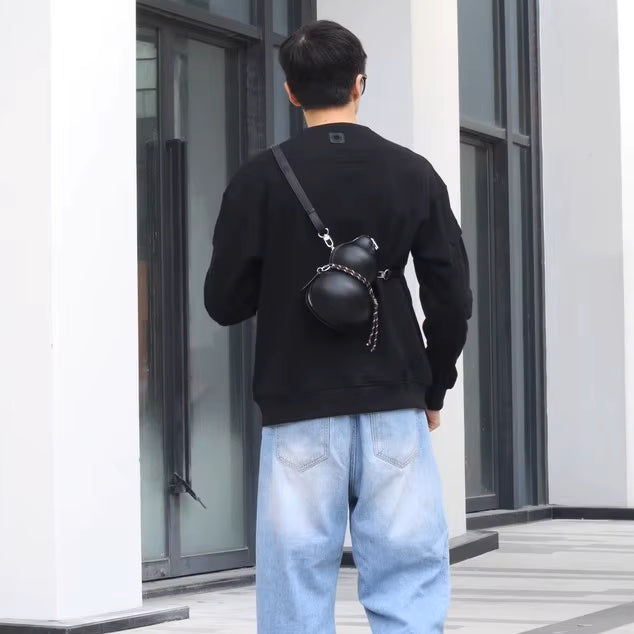 Fashionable Round Crossbody Handbag