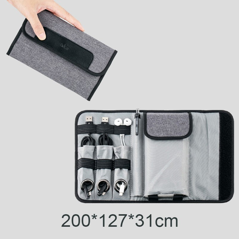Compact Cable Management Travel Case
