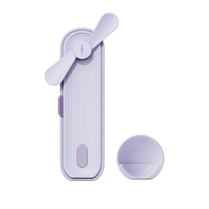 Compact Rechargeable Personal Fan with USB Charger