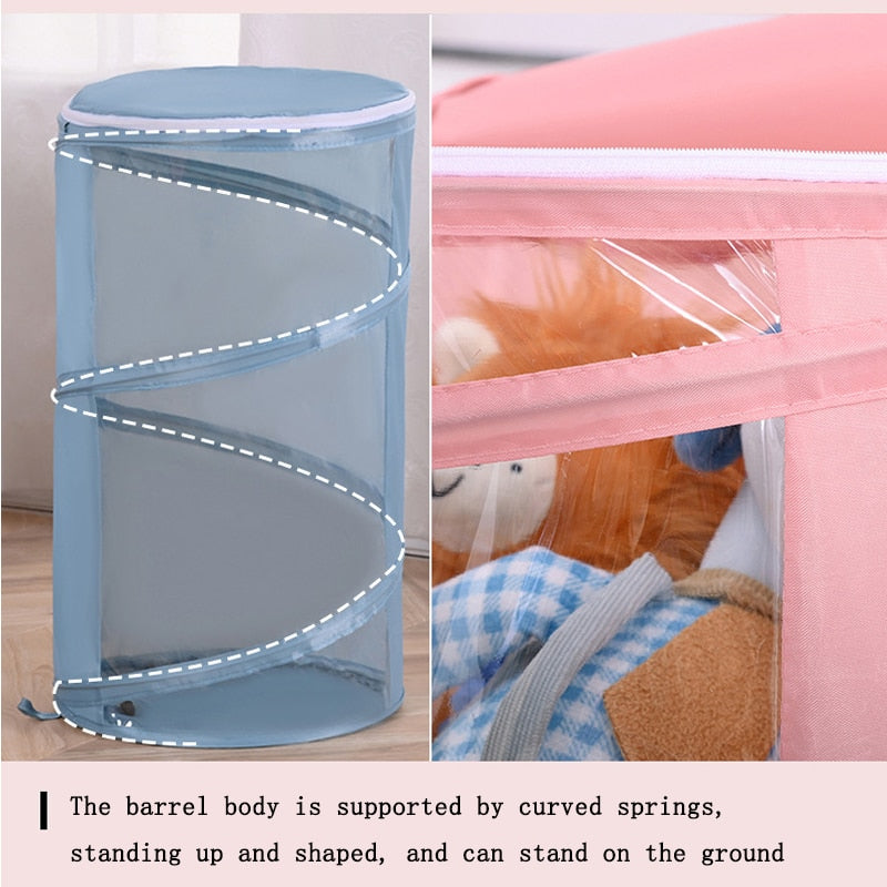 Soft Plush Kids Toy Storage Basket