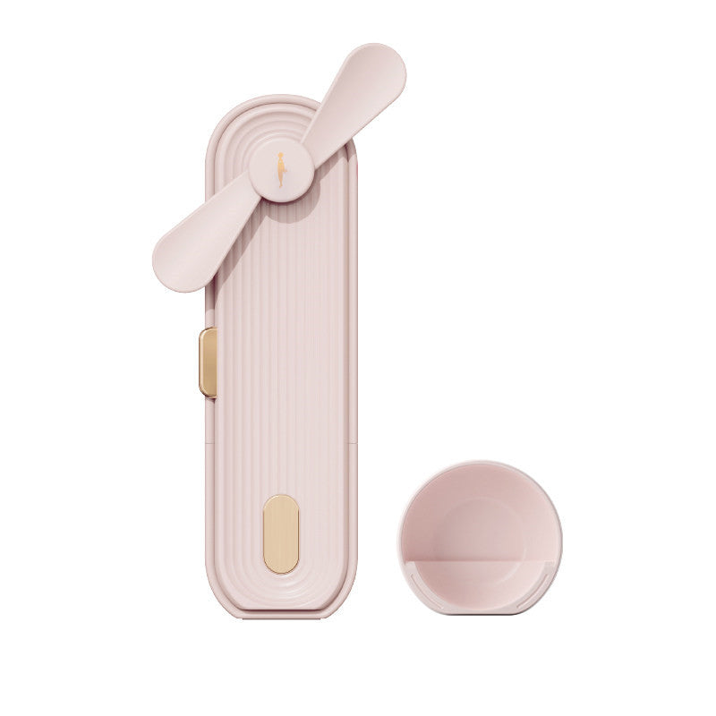 Compact Rechargeable Personal Fan with USB Charger