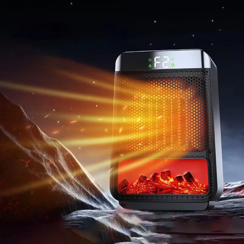 Compact 1500W Electric Space Heater with PTC Fan