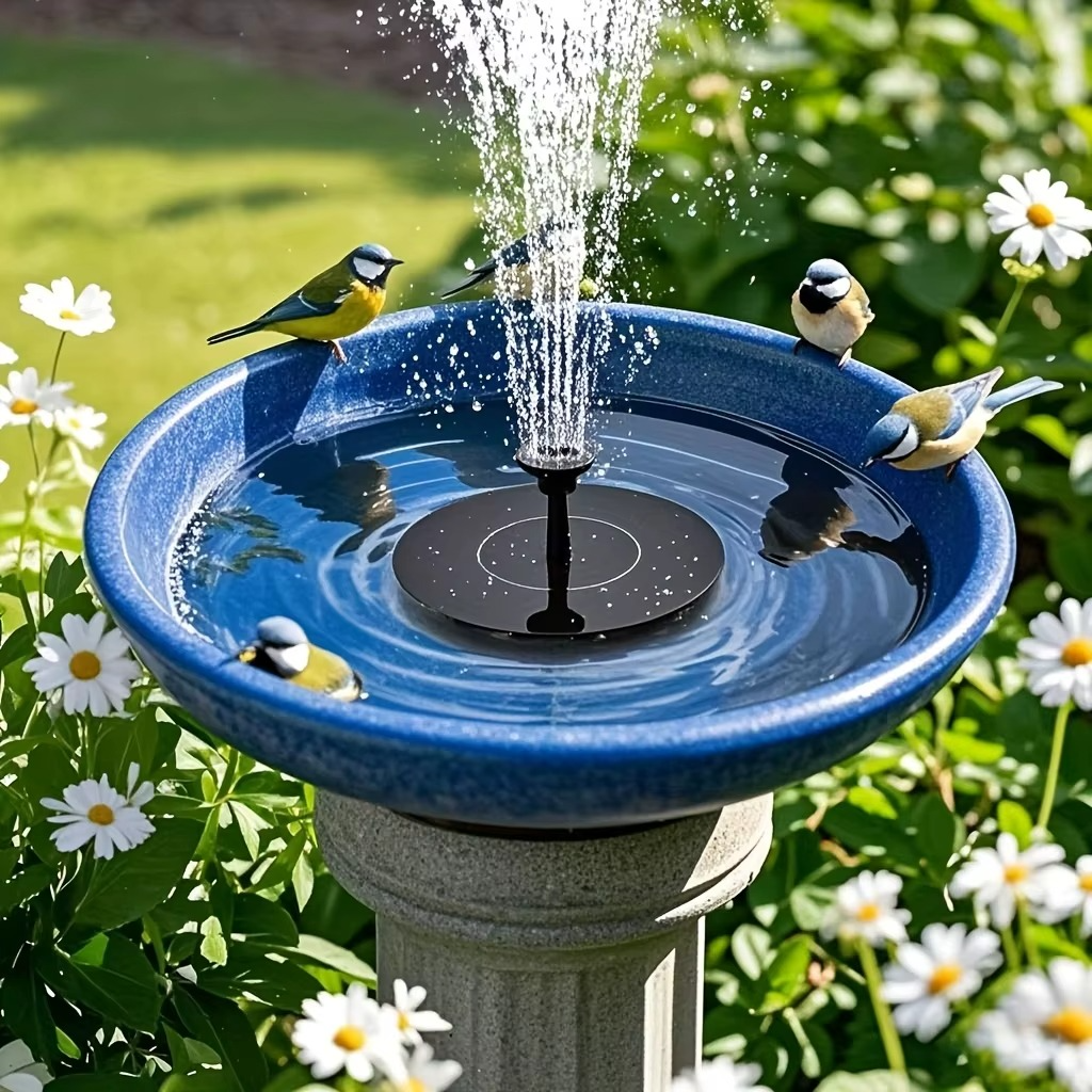 Solar Powered RGB Floating Pond Fountain