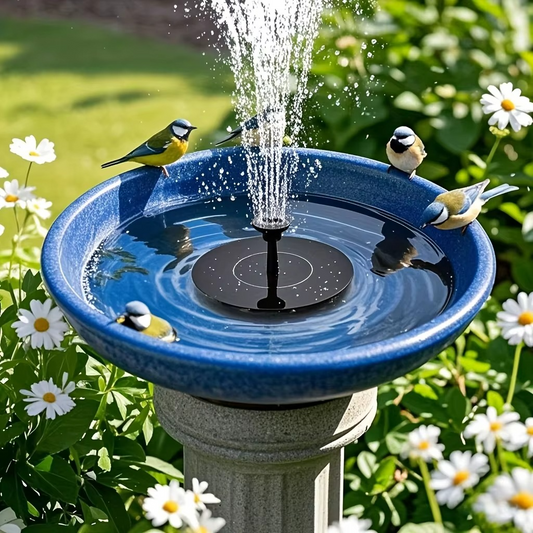 Solar Powered RGB Floating Pond Fountain