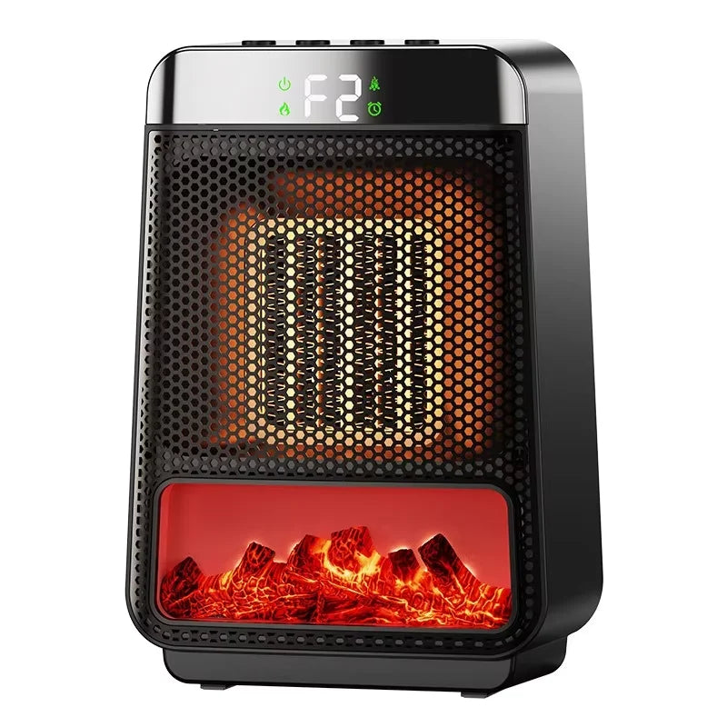 Compact 1500W Electric Space Heater with PTC Fan