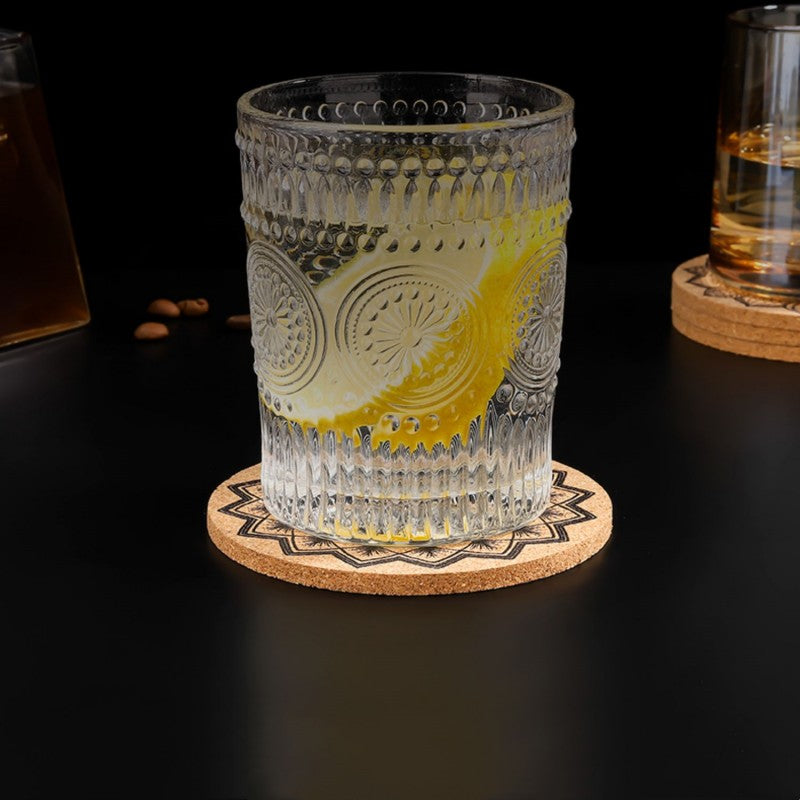 Colorful Cork Coasters Set of 4