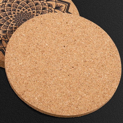 Colorful Cork Coasters Set of 4