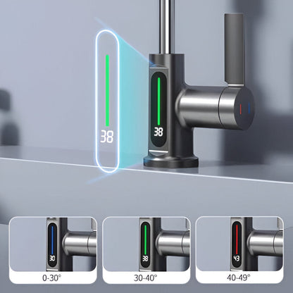 Touch Control Kitchen Faucet with Digital Temperature