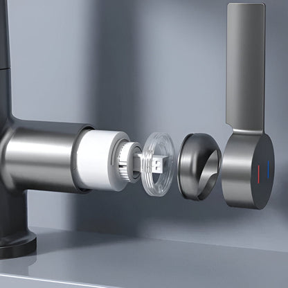 Touch Control Kitchen Faucet with Digital Temperature