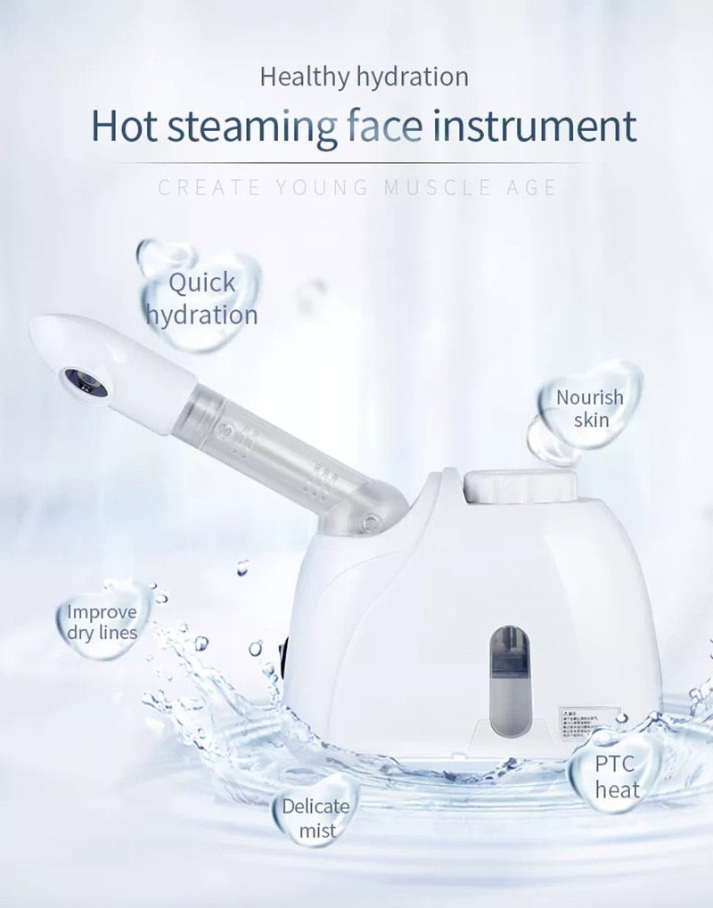 Portable Home Facial Steam Humidifier Mist Spa