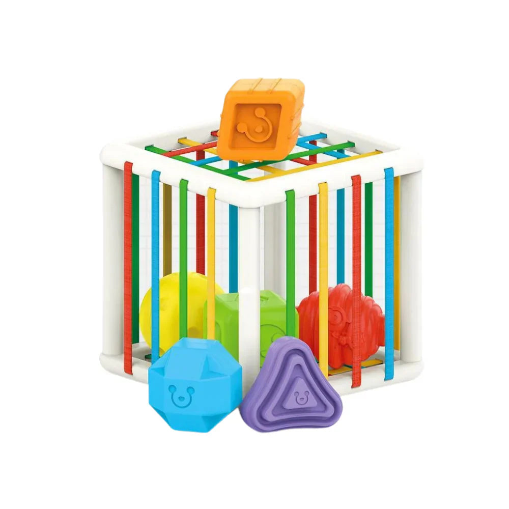 Educational Wooden Shape Sorting Block Toy - Yeezlab