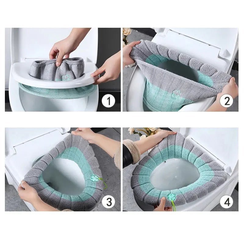 Warm Heated Toilet Seat Cover