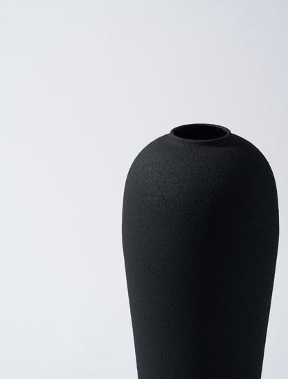 Modern Black Glass Vase