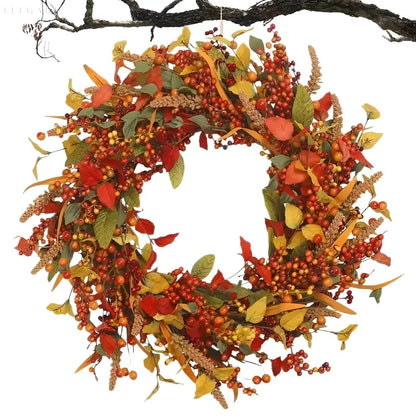 Fall Harvest Wreath for Front Door