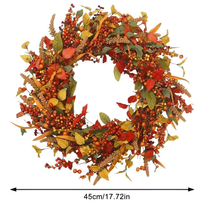 Fall Harvest Wreath for Front Door