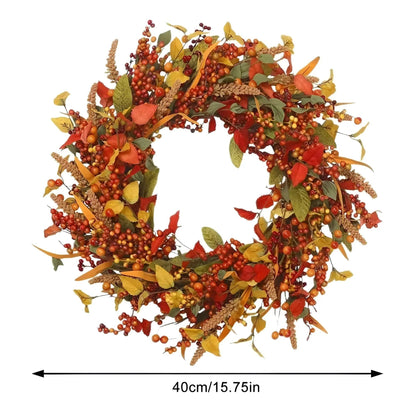 Fall Harvest Wreath for Front Door