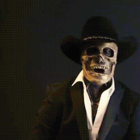 Scary Skull Mask Hat for Halloween Costume
