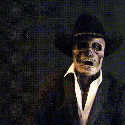 Scary Skull Mask Hat for Halloween Costume