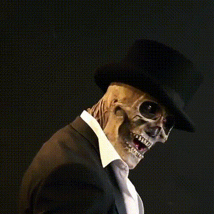Scary Skull Mask Hat for Halloween Costume