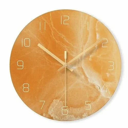 Luxury Marble Effect Wall Clock