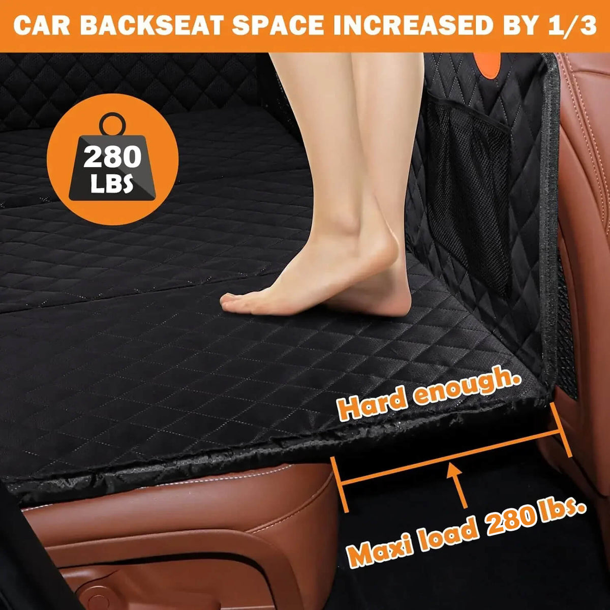 Portable Pet Car Bench Seat