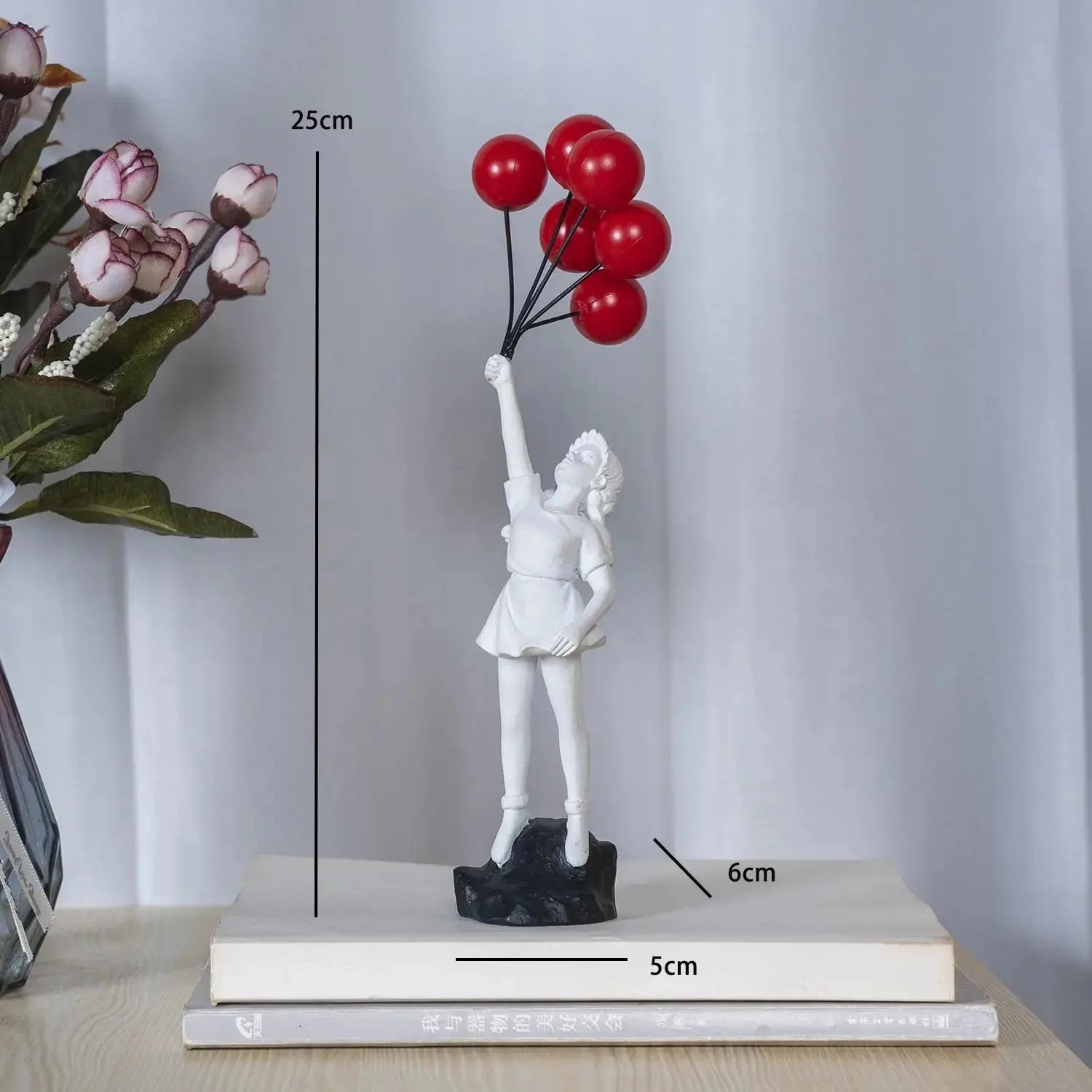 Banksy Inspired Flying Girl Figurine Sculpture - Yeezlab