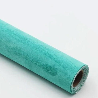 Decorative Peel Stick Faux Velvet Wall Covering Roll