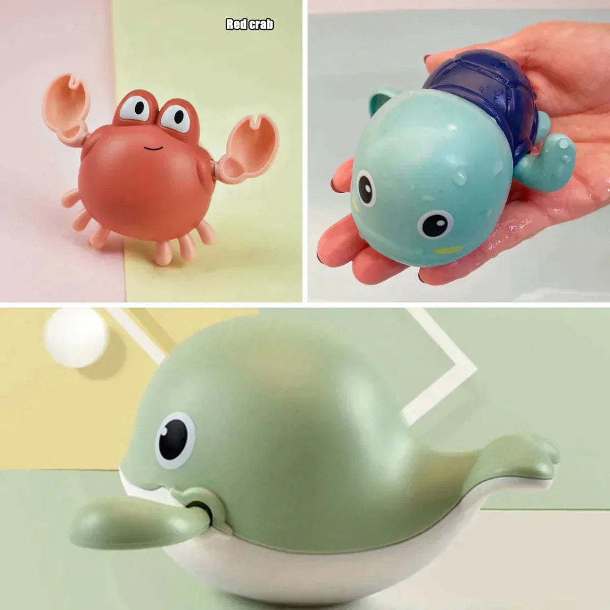 Fun Floating Wind-Up Bath Turtles