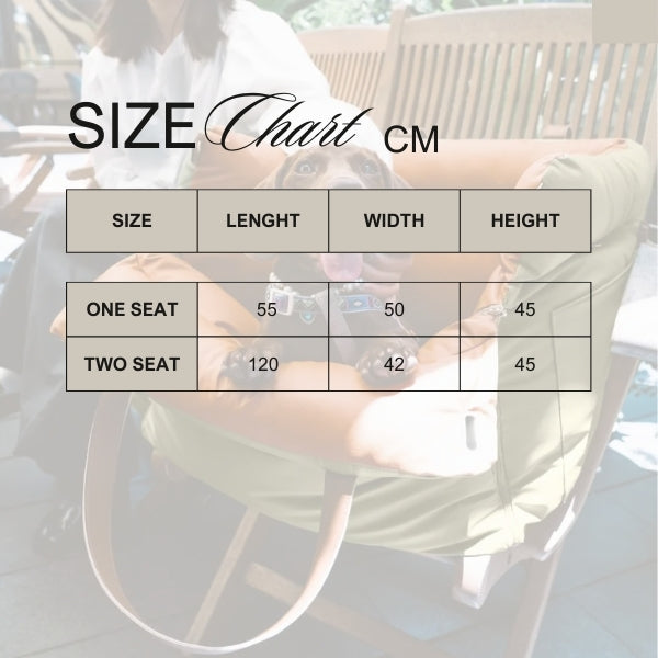 Premium Pet Car Bed & Back Seat Cover