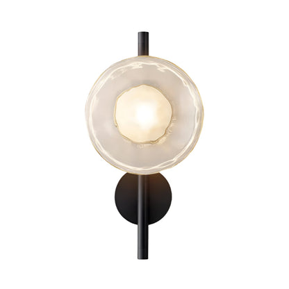 Minimalist Round Glass Wall Light