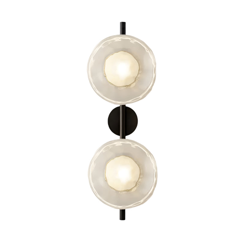 Minimalist Round Glass Wall Light