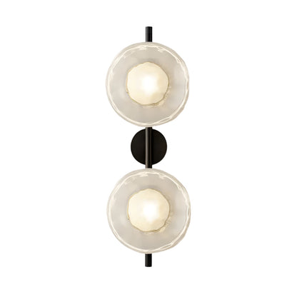 Minimalist Round Glass Wall Light