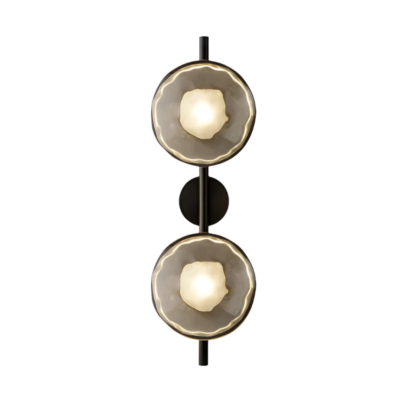 Minimalist Round Glass Wall Light