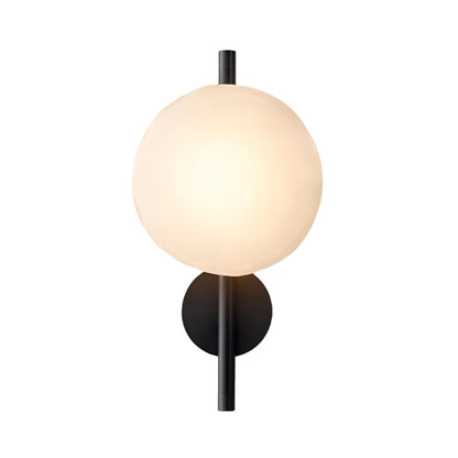 Minimalist Round Glass Wall Light