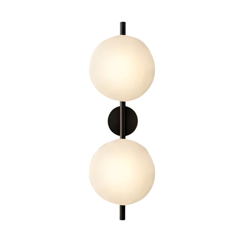 Minimalist Round Glass Wall Light