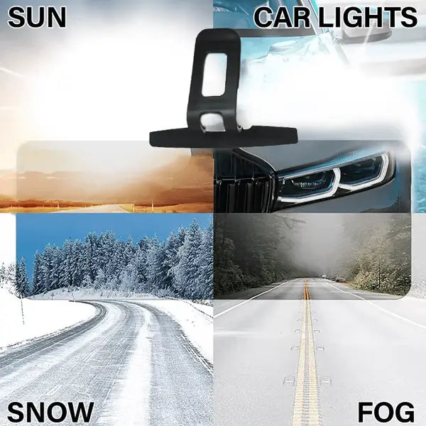 Anti-Glare Car Visor for Day and Night Driving