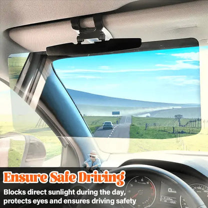 Anti-Glare Car Visor for Day and Night Driving