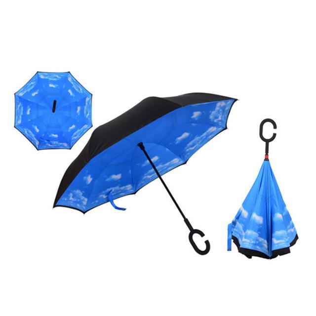 Windproof Automatic Folding Rain Umbrella