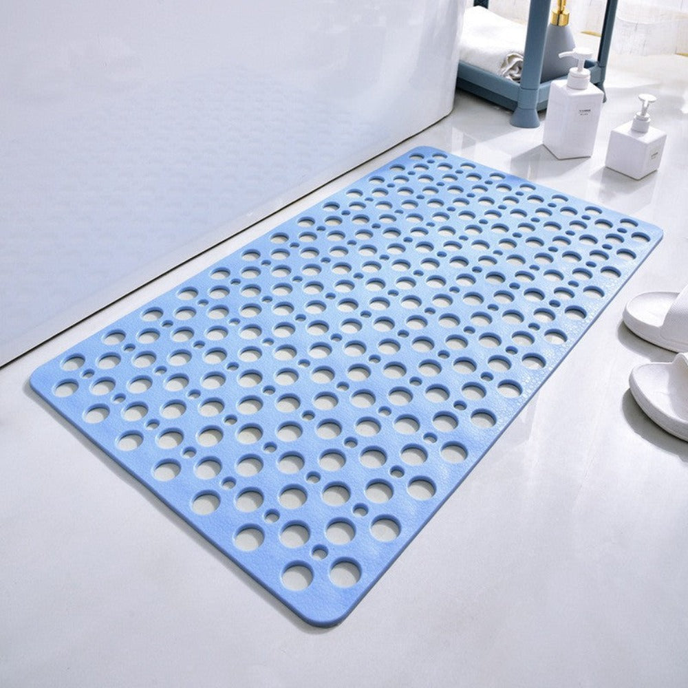 Anti-Slip Shower Mat with Suction Cups and Fast Dry Design