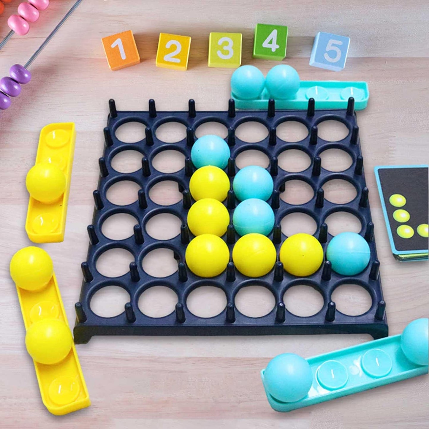 Exciting Family Board Game with 8 Balls and Challenges