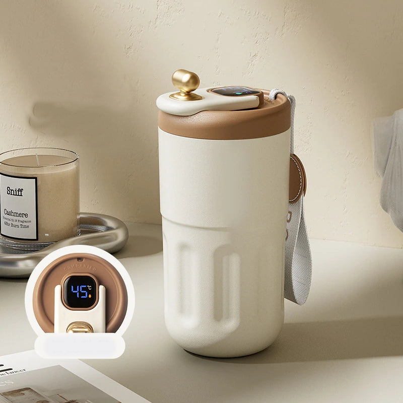 Compact Insulated Stainless Steel Travel Mug - Yeezlab