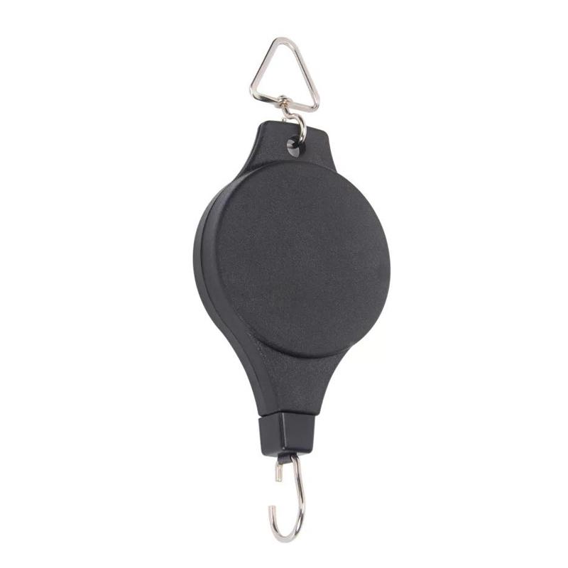 Adjustable Plant Hanger and Bird Feeder Pulley System