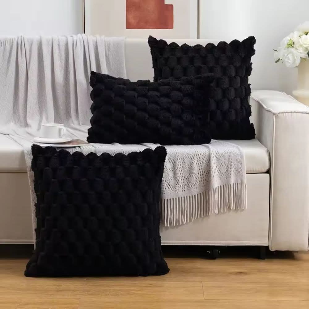 Soft Plush Cotton Cushion Cover