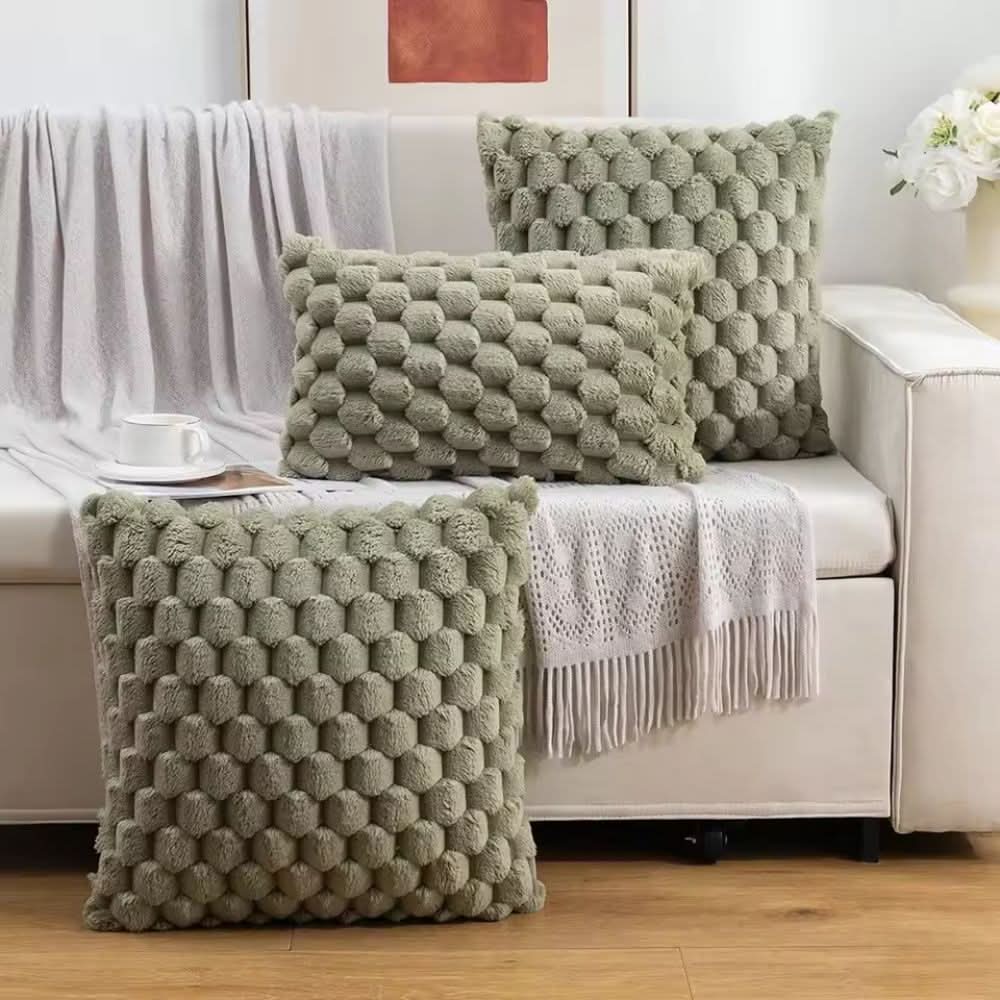Soft Plush Cotton Cushion Cover