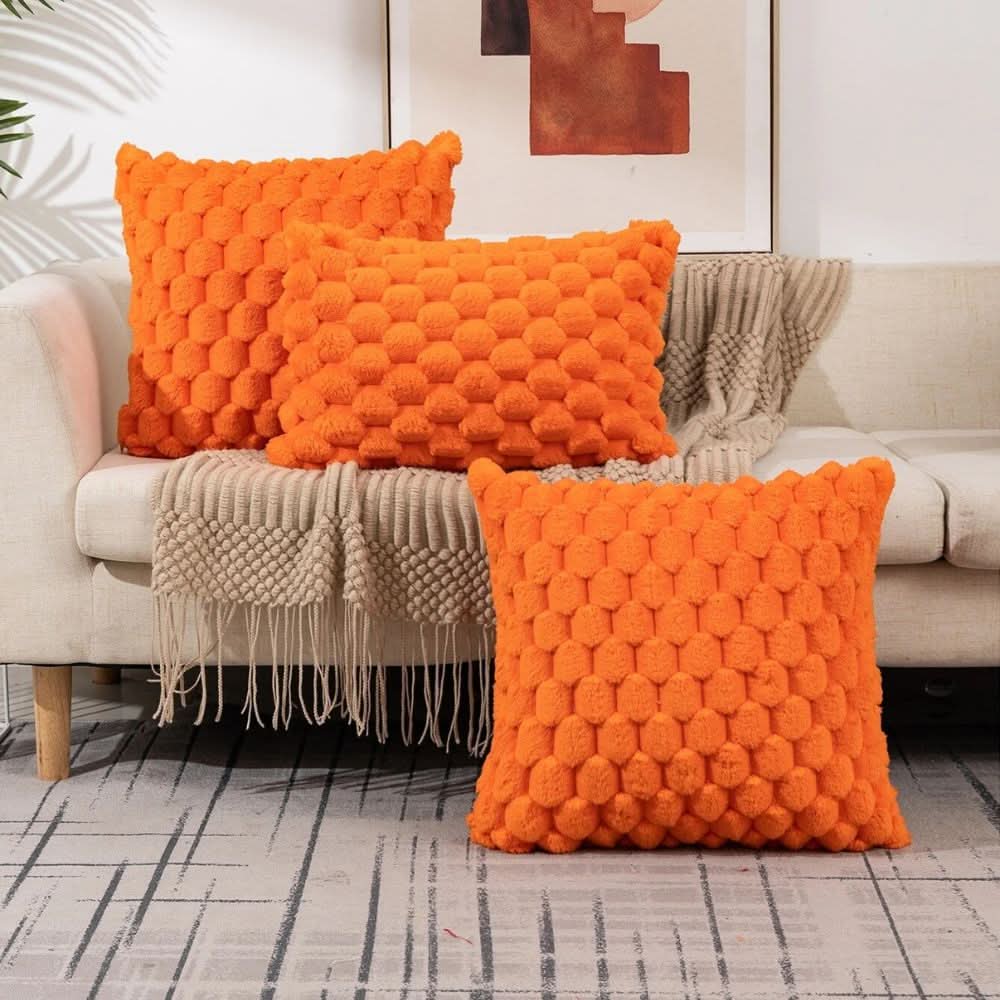Soft Plush Cotton Cushion Cover